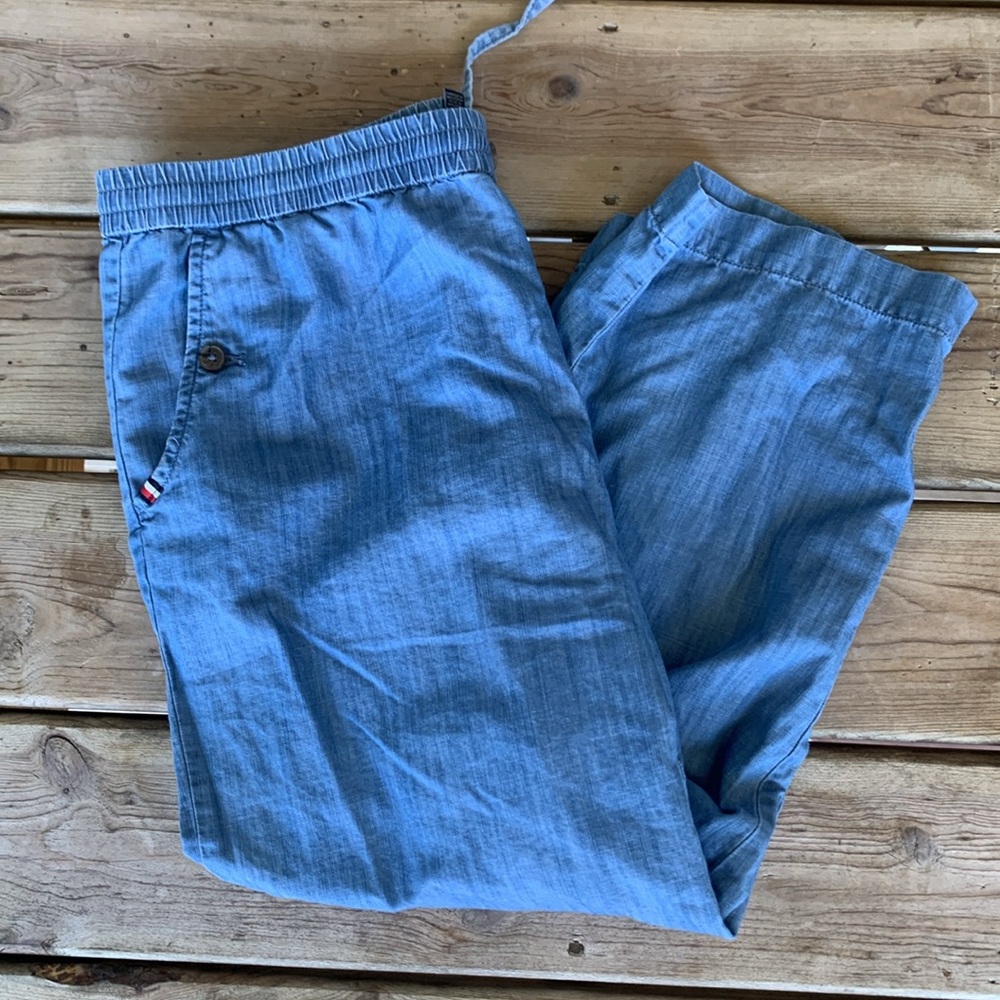 Tommy Hilfiger Blue Cropped Pants